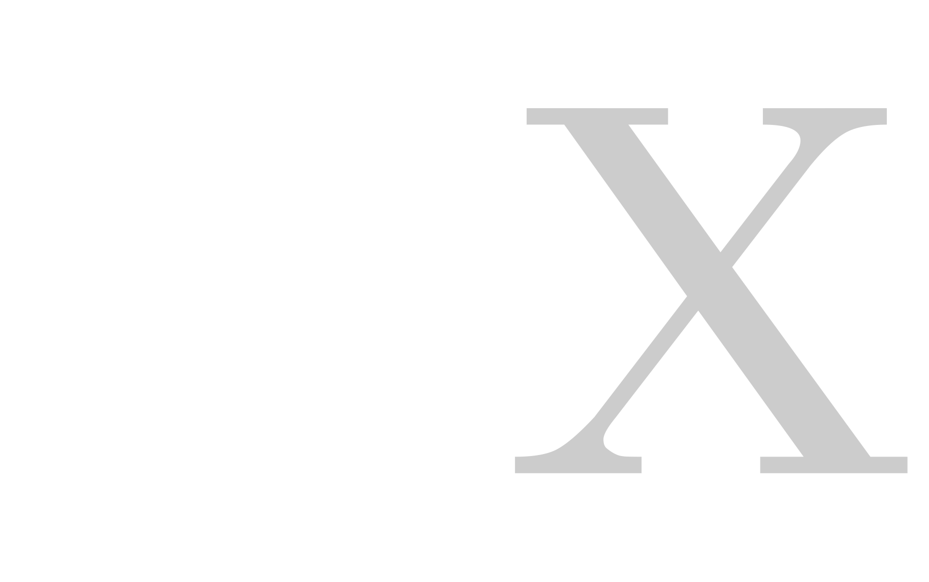 GUESTX monogram